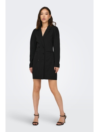 Jacqueline de Yong Jurk JDYCATIA ELSA L/S BLAZER DRESS JRS 15268507 BLACK