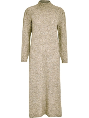 Peppercorn Jurk HELENE PUFFSLEEVE DRESS PC6611 0273M WARM SAND MELANGE