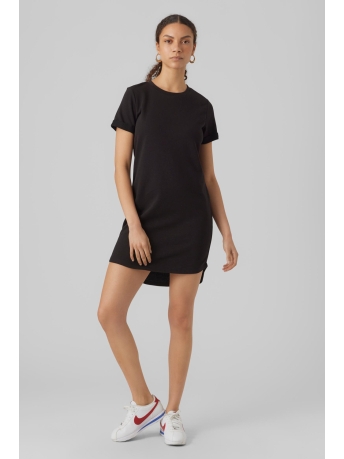 Vero Moda Jurk VMSASHAMILLA SS SWEAT DRESS NOOS 10272936 BLACK