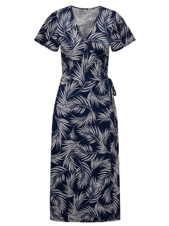 Only Jurk ONLPAULINE S/S LONG WRAP DRESS CS J 15307423 NAVY BLAZER