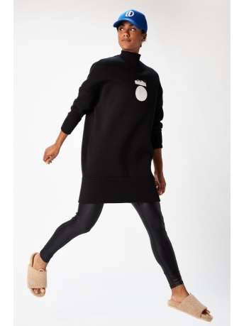 10 Days Jurk V NECK COLLAR DRESS 20 330 3201 1012 BLACK