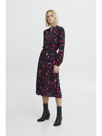 Ichi Jurk IHKIMLI DR 20118025 201725 POPPY RED PRINT M