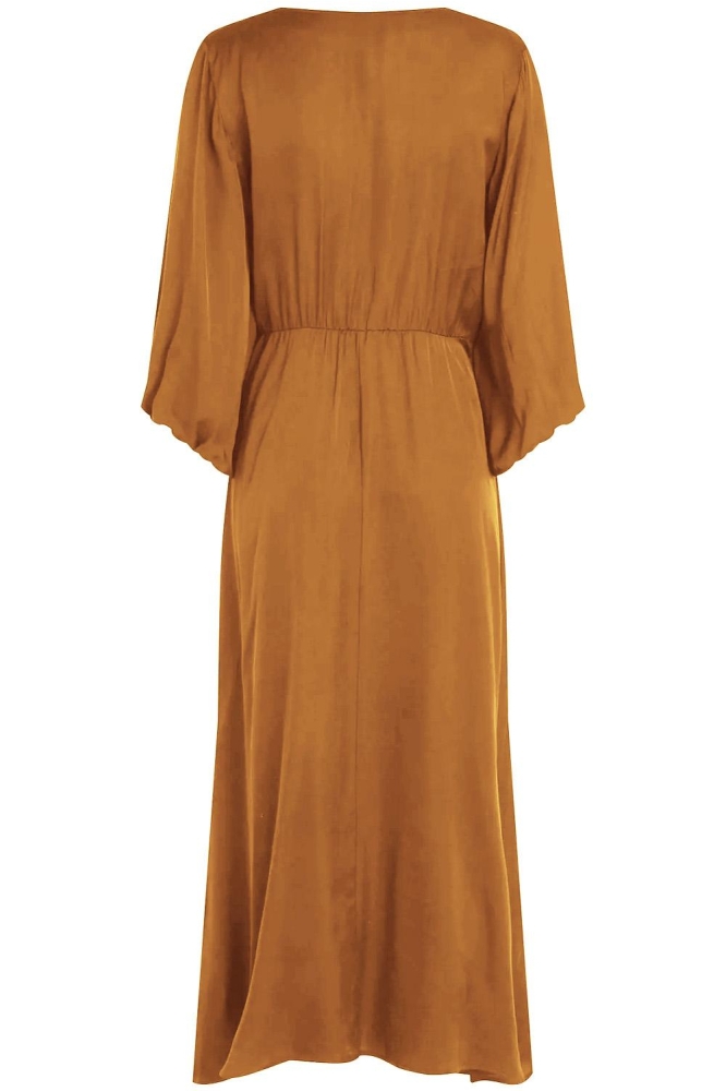 DRESS S23F1223 685 CHOCOLAT