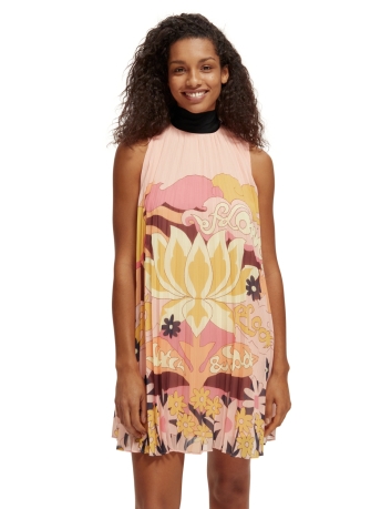 Scotch & Soda Jurk PLEATED MINI DRESS 171870 5696
