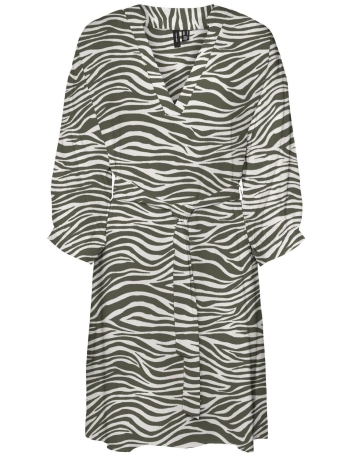 Vero Moda Jurk VMSEBA 3/4 ABK DRESS WVN GA BTQ 10287798 Bungee Cord/SEBA