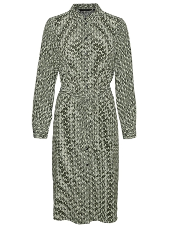 Vero Moda Jurk VMNYA CATCH LS CALF SHIRT DRESS WVN 10282293 Reseda/Nora