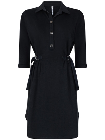 Zoso Jurk JUDITH DRESS WITH DETAIL 231 0008 NAVY
