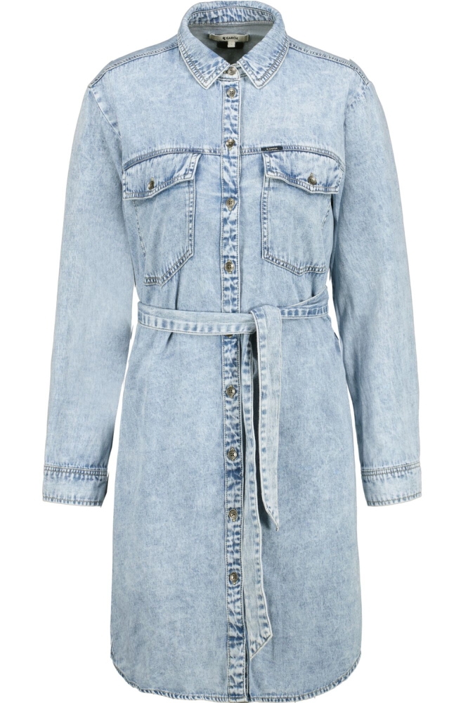 DENIM JURK C30087 4108 BLUE WORN