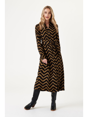 Garcia Jurk JURK MET ZIGZAG I30080 4167 GOLDEN BROWN