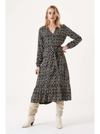 Garcia Jurk JURK MET PRINT H30280 60 BLACK