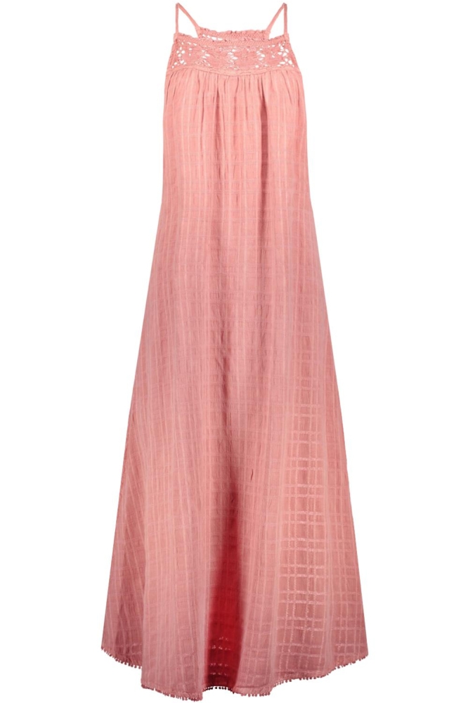 VINTAGE LONG HALTER CAMI DRESS W8011411A DESERT SAND PINK