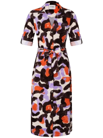 Aime Balance Jurk NINA DRESS AT03 03351 506 LEONNOIR PRINT