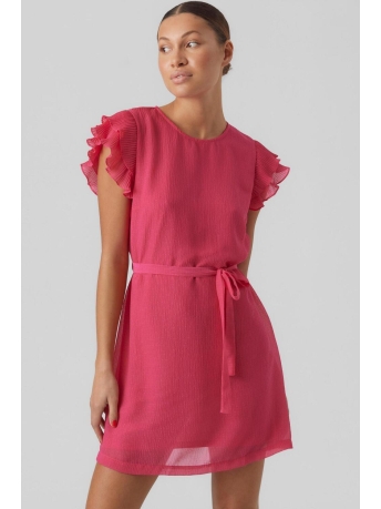 Vero Moda Jurk VMHAILEY CAPSLEEVE SHORT DRESS WVN 10287726 Pink Yarrow
