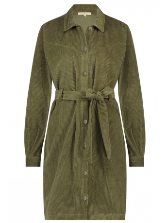 Circle of Trust Jurk DEMY DRESS RIB W23 67 1448 Winter Moss