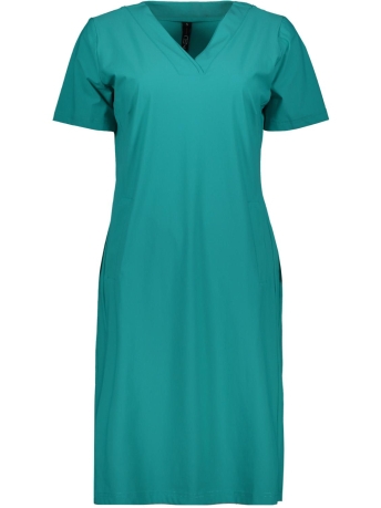 NED Jurk SIMO 1 2 SS TRAVELER 23S1 U100 18 302 TURQUOISE