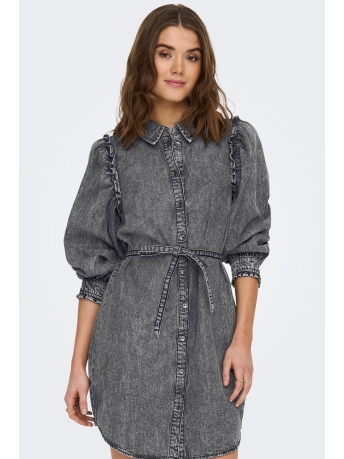 Only Jurk ONLHARLOW LS DNM DRESS BJ17399 15248985 Black Denim