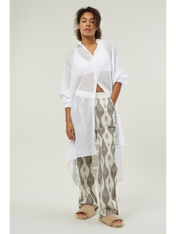 10 Days Jurk SHIRT DRESS PARIS VOILE 20 334 3202 1001 White
