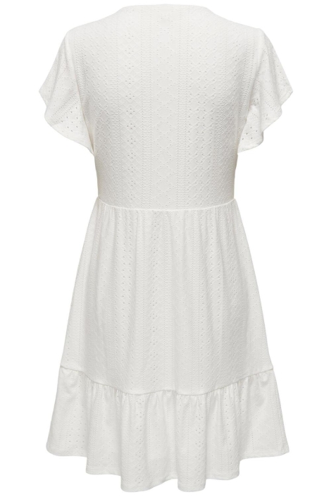 Only witte dames jurk | Achteraanzicht