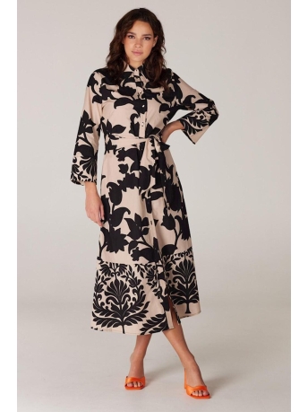 Juffrouw Jansen Jurk DUYUN S23 DRESS 999 BLACK