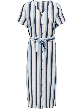 Only Jurk ONLTHYRA BUTTON DOWN DRESS WVN 15292919 CLOUD DANCER