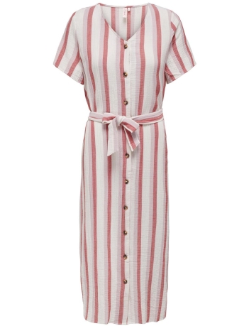 Only Jurk ONLTHYRA BUTTON DOWN DRESS WVN 15292919 CLOUD DANCER