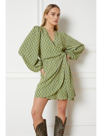 Refined Department Jurk LOTTE R2303337046 700 GREEN