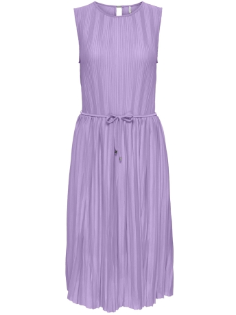 Only Jurk ONLELEMA S/L PLISSE DRESS BOX JRS 15201887 Purple Rose