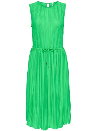 Only Jurk ONLELEMA S/L PLISSE DRESS BOX JRS 15201887 Summer Green
