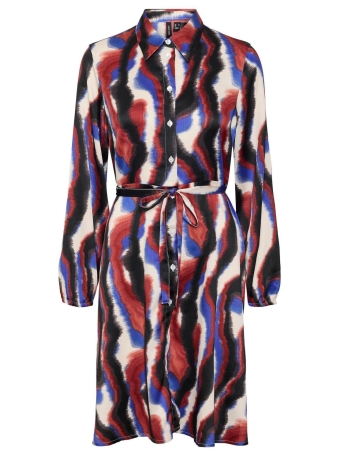 Vero Moda Jurk VMFREI L/S ABK DRESS WVN LCS 10297294 SPECTRUM BLUE/FREI