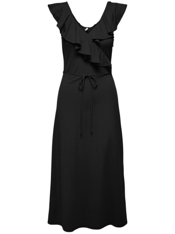 Only Jurk ONLJANY S/L FRILL DRESS JRS 15294430 Black