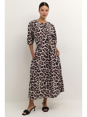 Kaffe Jurk KASIFF DRESS 10507449 104193 Feather Gray Leo Print