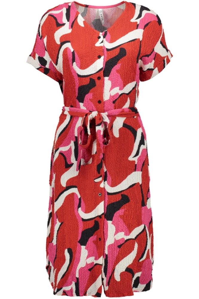 ROXY FANTASY FABRIC DRESS 232 1280 6000 FIERY RED MULTI