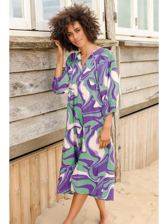 Maicazz Jurk FROUKE JURK SU23 40 323 PURPLE ORIENT