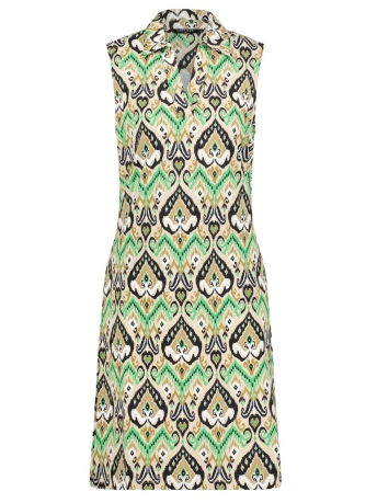 Lady Day Jurk DODA DRESS M36 390 1246 GREEN ETHNIC
