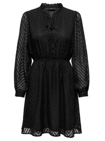 Jacqueline de Yong Jurk JDYGRETHA L/S DRESS WVN 15306188 BLACK