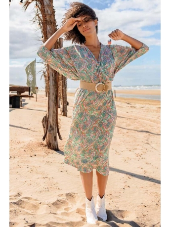 Maicazz Jurk FRANCESCA JURK SU23 40 309 SUMMER PAISLEY