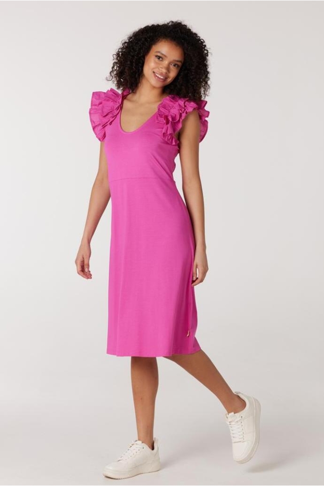 FIONA H23 DRESS 316 BRIGHT PINK