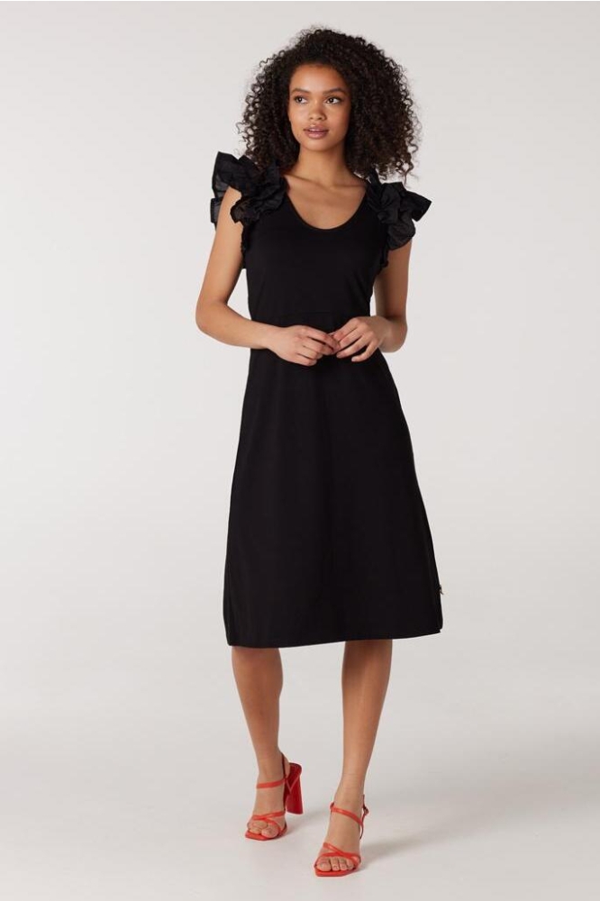 FIONA H23 DRESS 999 BLACK