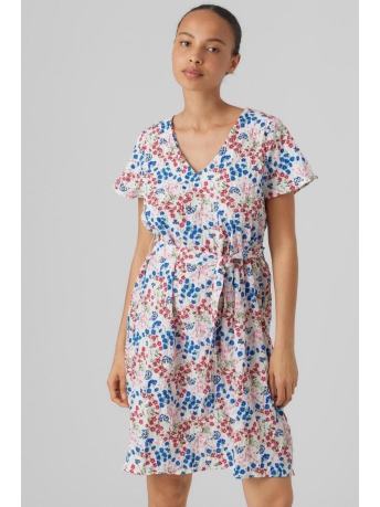 Vero Moda Jurk VMUTILLA S/S V-NECK ABK DRESS WVN B 10290168 SKYDIVER/UTILLA