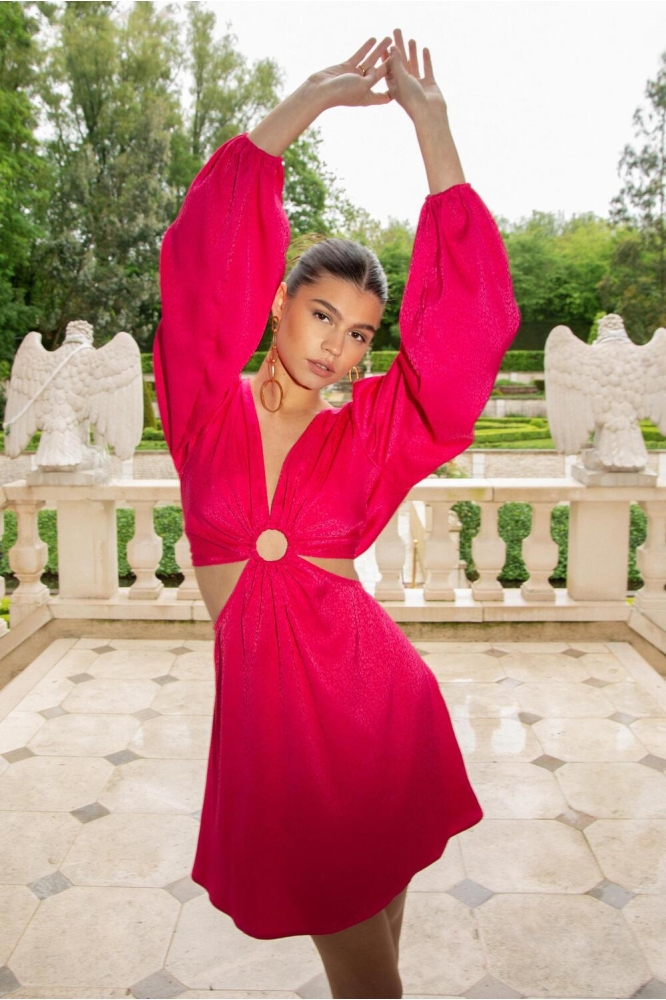 AMAIAH DRESS R2305355101 302 FUCHSIA