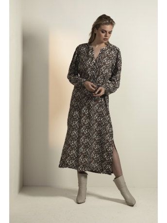 AndCo Woman Jurk AVELA TWIST DR234 35045 VC-Cinnamon Multi
