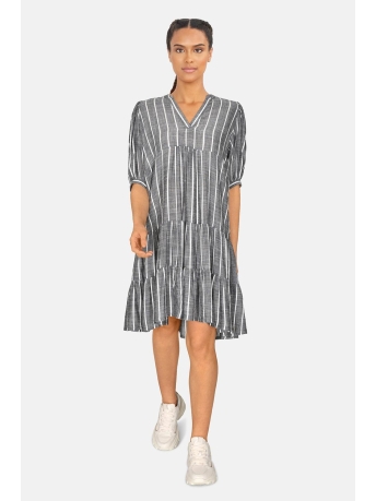 SisterS point Jurk IBON DR4 16234 BLACK STRIPE