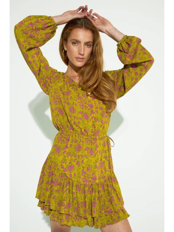 Harper & Yve Jurk OLIVIA DR FW23J910 600 olive green