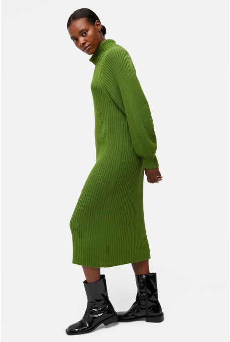 objline l/s knit dress 23040386 object rep green jurk artichoke