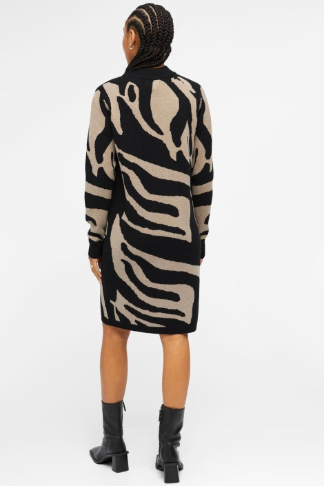 Object zwarte dames jurk
