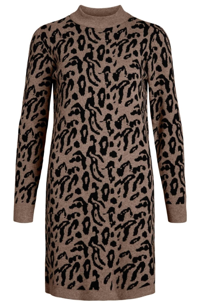 Object beige dames jurk