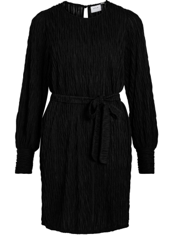 Vila Jurk VIPLISSO L/S DRESS/SU 14090172 BLACK