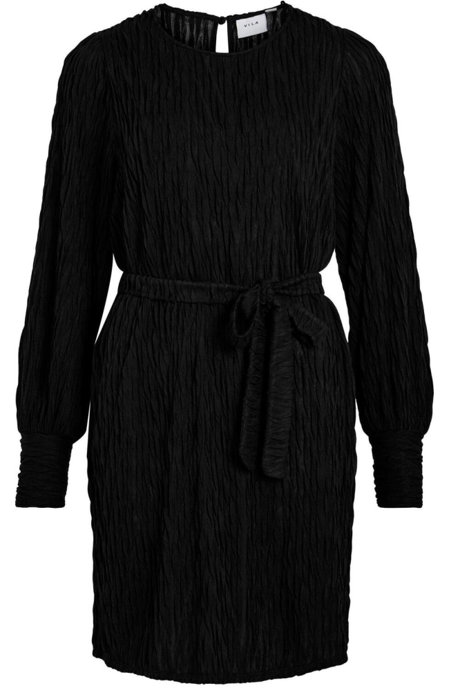 VIPLISSO L/S DRESS/SU 14090172 BLACK