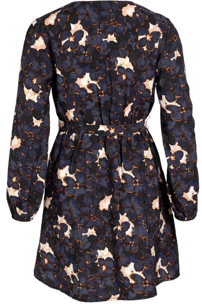 VIDOGMA WRAP SHORT DRESS/SU/LC 14092607 BLACK/HAN