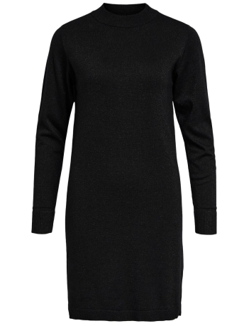 Object Jurk OBJTHESS GLITTER L/S KNIT DRESS 23043787 BLACK